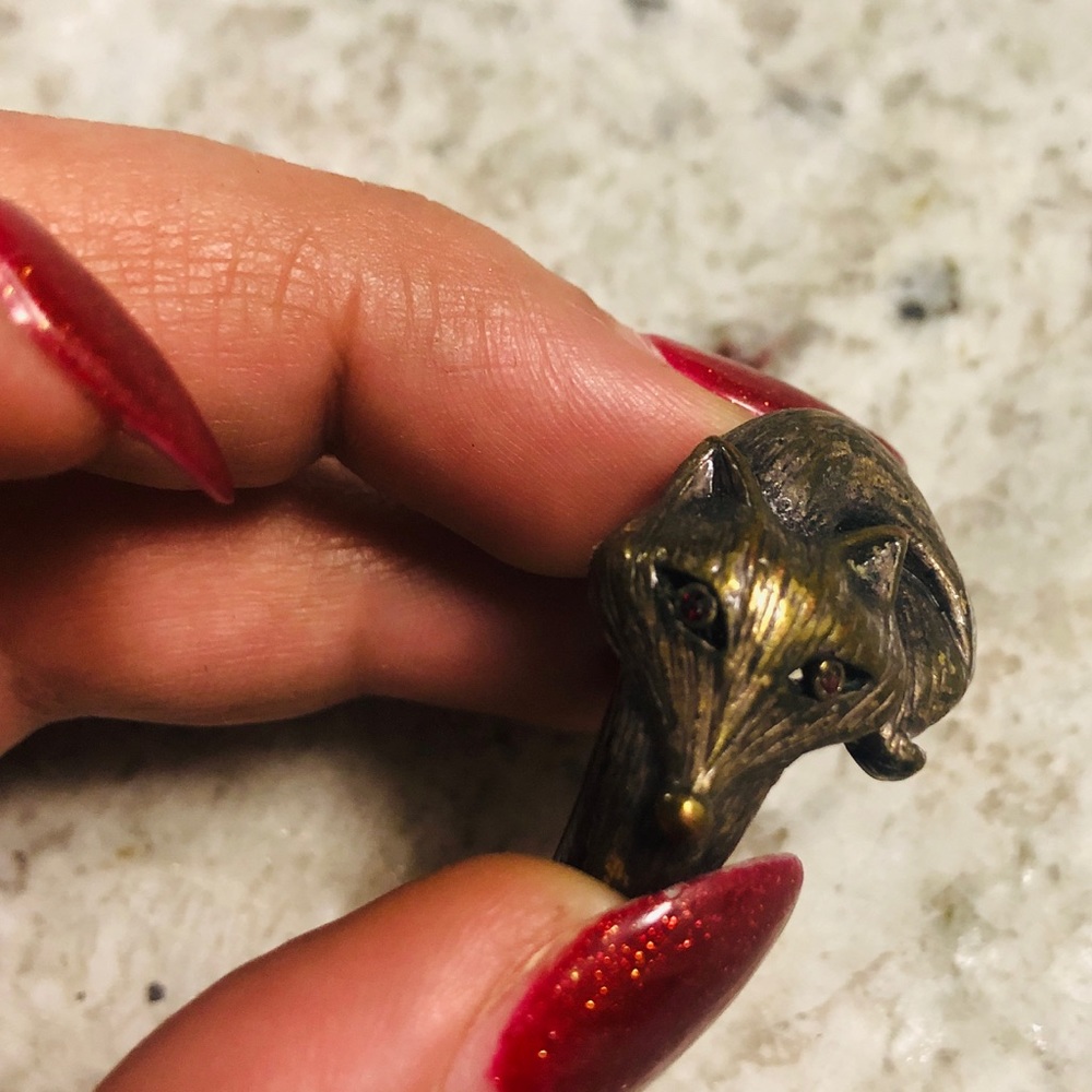 Bronze Fox Ring